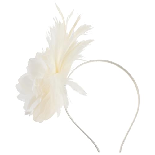 Healeved Fascinator Haarband für Frauen Eleganter Teeparty Hut mit Netzdesign für Hochzeiten Festliche Anlässe Leicht Angenehm von Healeved