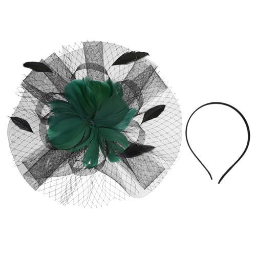 Healeved Mesh Fascinator Kopfschmuck Elegante Damen Haarschmuck Für Party Teeparty Hochzeit Geburtstag von Healeved
