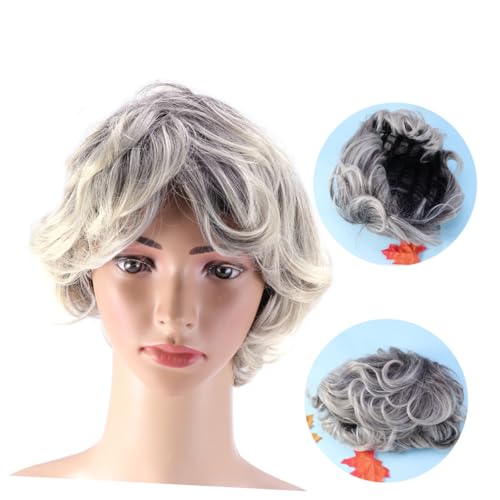 Healeved Fashion Kurze Lockige Synthetische Perücken Mit Spitze Natürlicher Haarersatz Für Frauen Für Partys Cosplay Und Alltag Bequem Atmungsaktiv Und Waschbar von Healeved