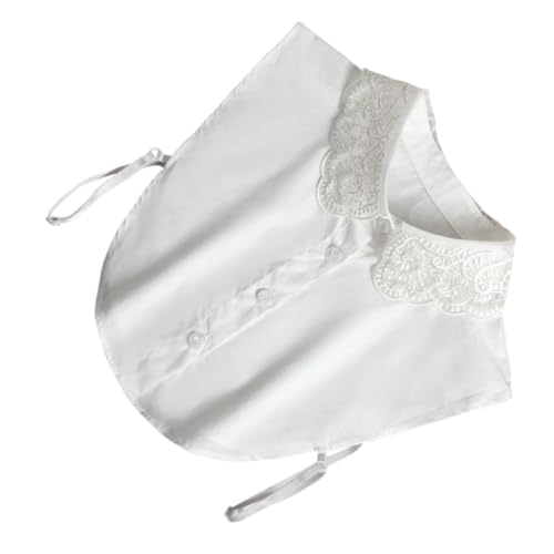 Healeved Fashion Fake Collar Abnehmbarer Bestickter Hemdkragen Für Damen Vielseitig Einsetzbar Für Büro Und Anlässe von Healeved
