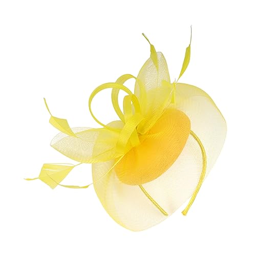 Healeved Fascinator-stirnband Für Damen Hochzeitshut Aus Stoff Kopfschmuck Für Teepartys Und Bankette Retro-design Für Formelle Anlässe von Healeved