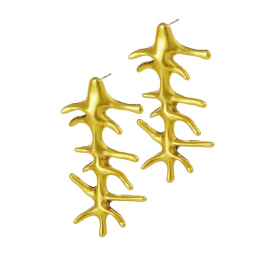 Healeved Fish Bone Ohrstecker Vintage Metall Ohrhänger Unregelmäßige Form Damen Schmuck Alltag Festival Party Geeignet Healeved Fish Bone Ohrstecker Vintage Metall Ohrhänger Unregelmäßige Form Damen Schmuck Alltag Festival Party Geeignet von Healeved