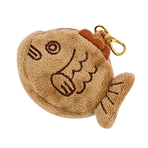 Healeved Fischform Geldbörse Klein Mit Münzbörse Aus Plüsch Wechseltasche Als Geldbeutel Münzaufbewahrungstasche Für Handgelenk von Healeved