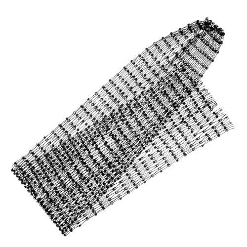 Healeved Netz-strass-kopftuch Für Damen Mesh-kopfbedeckung Mit Strass Zartem Netzmuster Atmungsaktiv Für Alltag Partys Reisen von Healeved