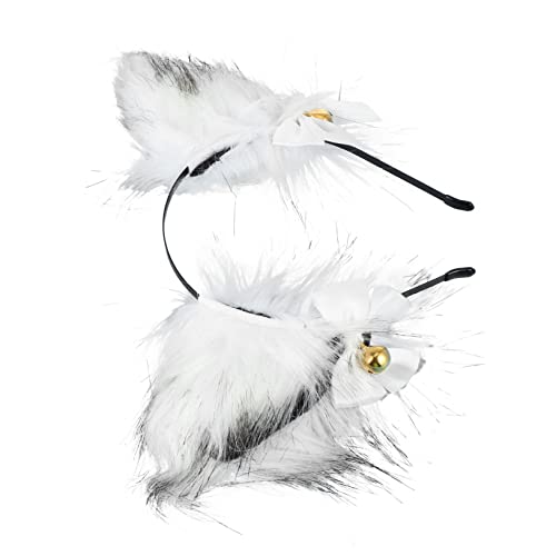 Healeved Fuchs Ohr Haarreif Plüsch Stirnband Cosplay Kopfband Party Haar Accessoires Dress up Zubehör Für Fotografie Und Festivals von Healeved