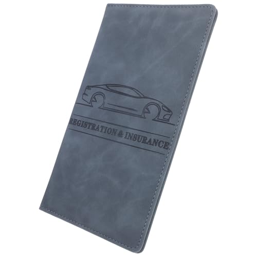 Healeved Führerschein Halter Für Kfz Zulassung Und Versicherung Faltbarer Kartenhalter Aus Pu Wiederverwendbar Kompatibel Für Frauen Und Männer Für Einkauf Reise Und Täglichen von Healeved