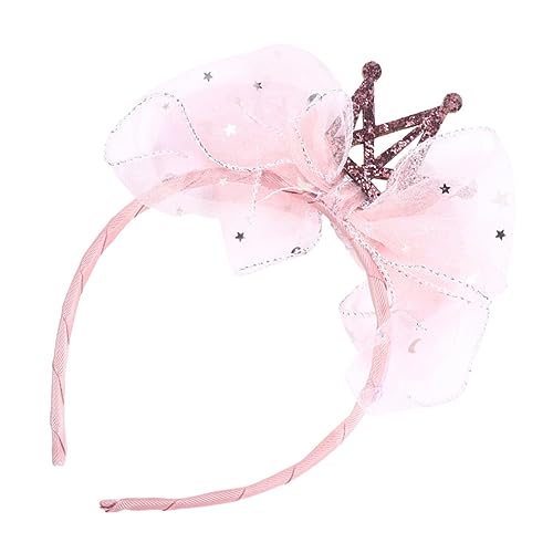 Healeved Haar-accessoires Kinder Party Supplies Spitze Haarband Funkelnde Krone Mädchen Headwrap von Healeved