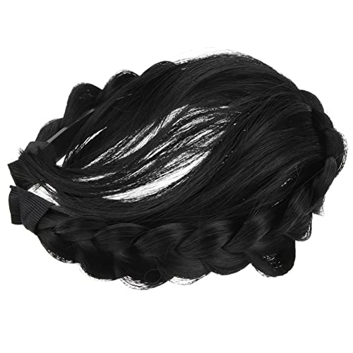Healeved Geflochtenes Perückenhaarband für Damen Stylisches Stirnband mit Design Anpassbar für Verschiedene Looks für Besondere Anlässe oder Natürlichem von Healeved