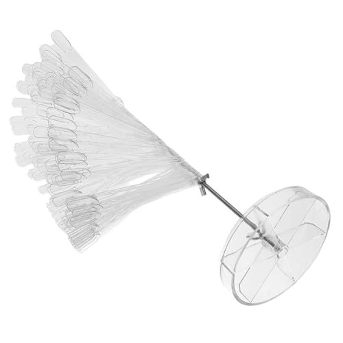 Healeved Gel Polish Display Stand Farben Spiral Nail Art Farbkarte Langlebig Robust Transparent für Nagelstudio DIY Präsentation Gelnägel Zubehör von Healeved