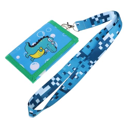 Healeved Cute Cartoon Wallet Für Mädchen Multifunktionale Junge Mädchen Geldbörse Mit Lanyard Praktische Trifold Geldbörse Für Schüler Langlebiges Material Und Lebendige Designs Für von Healeved
