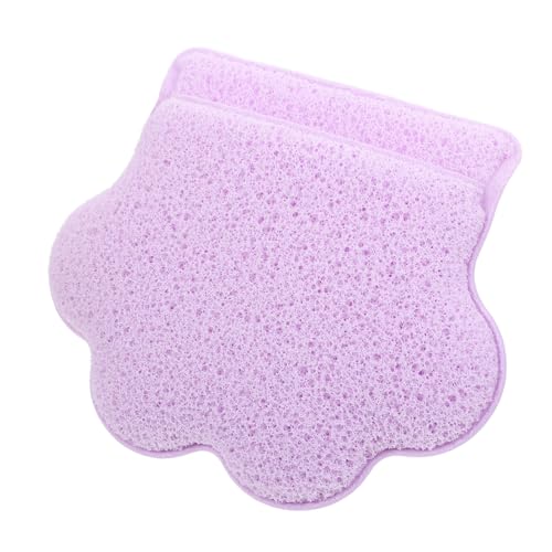 Healeved Gesichtsreiniger flüssig Tücher Geschirrspülen Entferner machen gesichtsbehandlung gesichtspflege Tragbarer Gesichtswäscher Peeling-Gesichtswäscher Hydrophiles Polyurethan Violett von Healeved