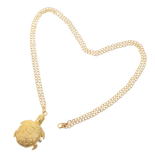 Healeved Taschenuhr Retro Quarzuhr Schildkröte Form Vintage Metalluhr Mode Tragbar Für Familie Freunde Liebste von Healeved