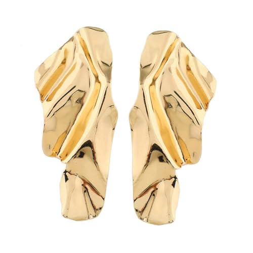 Healeved Goldfarbene Abstrakte Kunst Ohrringe für Damen Modische Statement Ohrstecker aus Legierung Einzigartiges Design für Party und Alltag Auffälliger Schmuck für Frauen Healeved Goldfarbene Abstrakte Kunst Ohrringe für Damen Modische Statement Ohrstecker aus Legierung Einzigartiges Design für Party und Alltag Auffälliger Schmuck für Frauen von Healeved