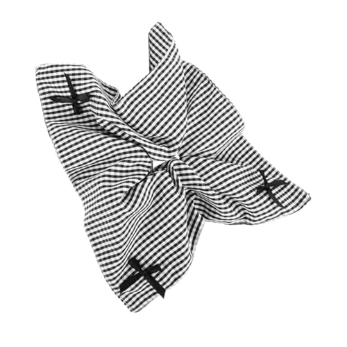 Healeved Große Karierte Schleife Scrunchies Dekorative Haargummis Haarband Elastische Haargummis Für Frauen Mädchen von Healeved