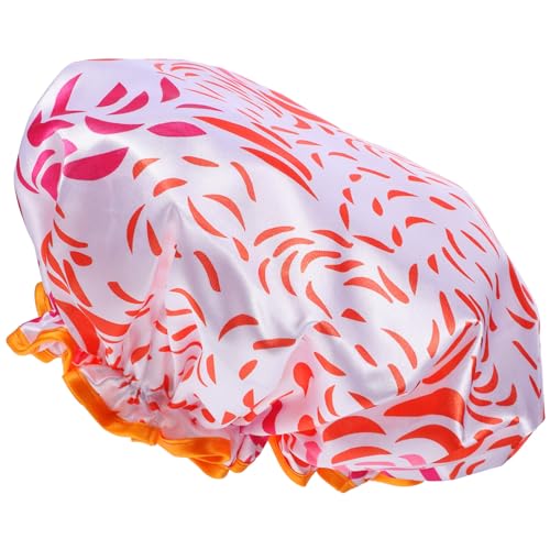Healeved Extra Große Duschhaube Aus Satin Doppellagig Und Elastisch Für Lange Haare Wiederverwendbar Für Frauen Beim Baden Spa Und Friseur Healeved Extra Große Duschhaube Aus Satin Doppellagig Und Elastisch Für Lange Haare Wiederverwendbar Für Frauen Beim Baden Spa Und Friseur von Healeved