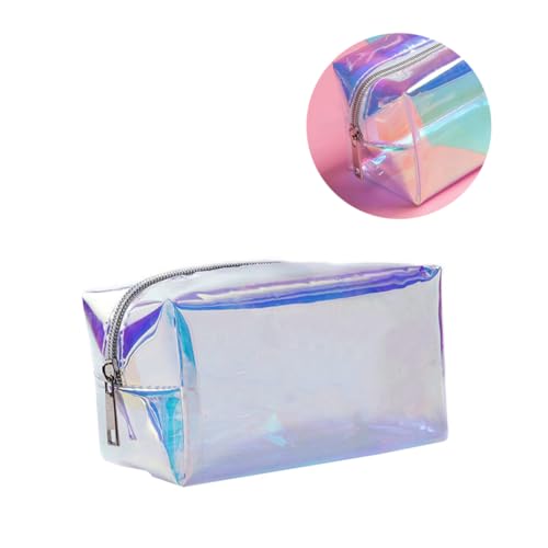 Healeved Große Kapazität Tragbare Kosmetiktasche Aus TPU Transparente Make-up Aufbewahrungstasche Für Reisen Organizer Für Kosmetik Und Toilettenartikel Leicht Und Praktisch Für Damen von Healeved