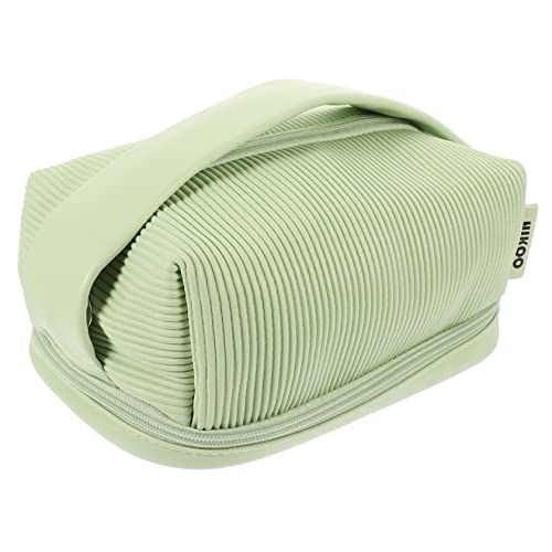 Healeved Große Make-up-Tasche Aus Hochwertigem Material Reisekosmetiktasche Mit Großem Fassungsvermögen Tragbarer Kulturbeutel Für Damen Make-up-Organizer-Tasche Für Reisen Und Camping von Healeved