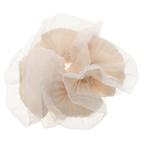 Healeved Große Pferdeschwanzhalter, Stilvolle Chiffon-haarseilbänder Mit Rüschendesign, Weiches Netz, Jumbo-haargummis, Hochzeits-haarschmuck Für Frauen Und Mädchen Healeved Große Pferdeschwanzhalter, Stilvolle Chiffon-haarseilbänder Mit Rüschendesign, Weiches Netz, Jumbo-haargummis, Hochzeits-haarschmuck Für Frauen Und Mädchen von Healeved