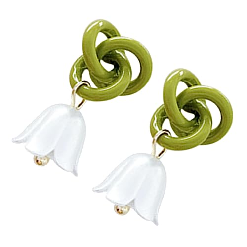 Healeved Grüne Ohrringe Damen Hängende Blütenohrringe Leicht und Elegant Vielseitig für Alltag und Besondere Anlässe Geeignet Healeved Grüne Ohrringe Damen Hängende Blütenohrringe Leicht und Elegant Vielseitig für Alltag und Besondere Anlässe Geeignet von Healeved