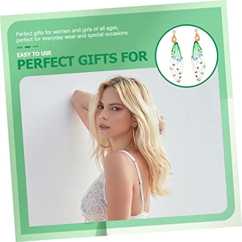 Healeved Grüne Schmetterling Flügel Ohrringe Damen Baumelnd Transparente Libellen Ohrhänger Modischer Damenschmuck Alltag Party Healeved Grüne Schmetterling Flügel Ohrringe Damen Baumelnd Transparente Libellen Ohrhänger Modischer Damenschmuck Alltag Party von Healeved