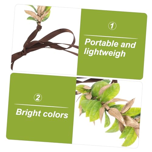 Healeved Grünes Blattkronen-stirnband Mit Herzdekor Unisex Für Cosplay Und Kostüme Leicht Und Komfortabel Für Fotoshootings Und Waldthemen von Healeved