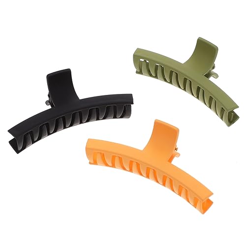 Healeved 3stücke Große Acryl-haarklammern Für Damen Stilvolle Haarspangen Und Rutschfest Für Reisen Einkaufen Und Tägliche Frisuren von Healeved