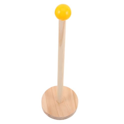 Healeved Haargummi Halter Holz Vertikaler Scrunchy Organizer für Mädchen Haarband Präsentationsständer Schmuck Organizer für Haar Accessoires Praktischer Ständer für Haargummis von Healeved