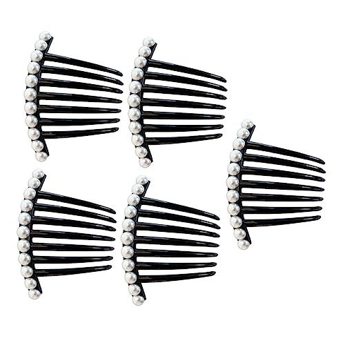 Healeved Perlen Haarkammset 5 Stück Für Frauen Braut Haarschmuck Hochzeits Haarclips Mit Zähnen Dekorative Haaraccessoires Für Partys Und Besondere Anlässe Stilvolle Haarspangen Mit von Healeved