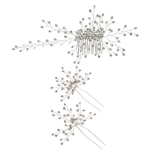 Healeved Haarkamm Für Braut Dekoration Hochzeit Kopf Schmuck Braut Haarnadel Für Tanzparty Verlobung Alltag Und Fotografie von Healeved