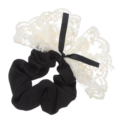 Healeved Haargummis mit Spitzen Schleife Elastische Haarseile für Damen und Mädchen Haaraccessoires für Pferdeschwanz Boho Haarschmuck Sicherer für Dickes und Dünnes Haar von Healeved
