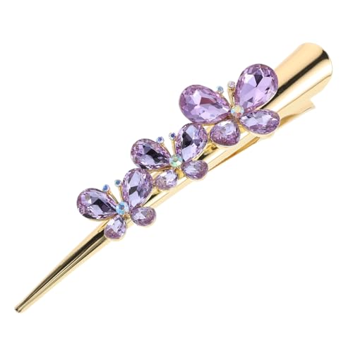 Healeved Kopfbedeckung Für Frauen Mädchen Dekorative Haarspange Mit Glitzer Schmetterling Strass-haarspange Funkeln Hochzeit Party Mode Haarnadel Schmuck von Healeved