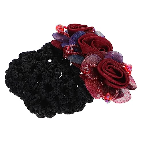 Healeved Haarnetz Aus Metallstoff Für Dutts Accessoires Für Frauen Haarspangen Für Frauen Haarschleife von Healeved