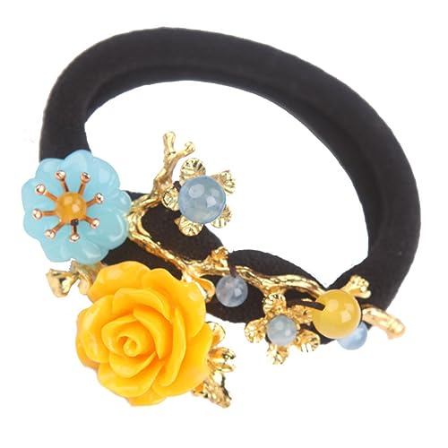 Healeved Damen Haarseile Retro Chinesische Haarbänder Damen Haargummi Haar Accessoire Frauen Für Kleid Hochzeit Party von Healeved