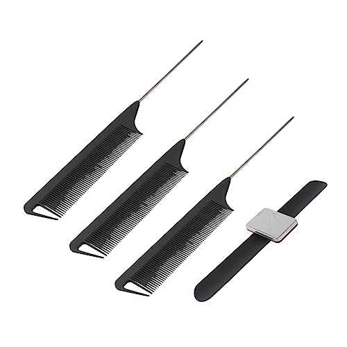 Healeved Haarspangenhalter Armband mit Magnetischem Friseurkamm Haarstyling Kämme für Damen und Herren Robustes Material für Friseure und Zuhause von Healeved