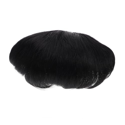 Healeved Kurze Herren Haarperücke Aus Echtem Haar Herren Toupet Für Tägliche Nutzung Natürliches Aussehen Vielseitig Einsetzbar Deckt Haarausfall Ab Für Verschiedene Anlässe von Healeved