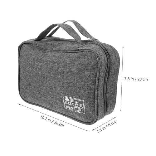 Healeved Hängende Waschbeutel mit Nass Trocken Trennung Großer Reise Kosmetiktasche mit Mehreren Fächern Tragbarer Kulturbeutel für Make Up und Hautpflege Organizer für Damen Unterwegs von Healeved