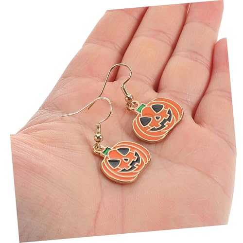 Healeved Halloween Dangle Ohrringe Kürbis Design Legierung Ohrschmuck Damen Mädchen Lustige Kostüm Ohrhänger für Party Maskerade Hautfreundlich und Healeved Halloween Dangle Ohrringe Kürbis Design Legierung Ohrschmuck Damen Mädchen Lustige Kostüm Ohrhänger für Party Maskerade Hautfreundlich und von Healeved