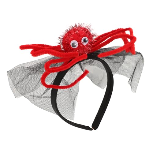 Healeved Gruseliges Spinnen-stirnband für Erwachsene Halloween Stirnband Rot Karneval Kopfbedeckung Party Kopfschmuck Cosplay-zubehör Healeved Gruseliges Spinnen-stirnband für Erwachsene Halloween Stirnband Rot Karneval Kopfbedeckung Party Kopfschmuck Cosplay-zubehör von Healeved