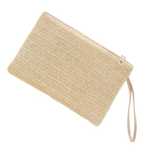 Healeved Handgefertigte Strandtasche Geflochtenem Material Vielseitige Geldbörse für Damen für Reisen Freizeit für Münzen Bargeld Kopfhörer Healeved Handgefertigte Strandtasche Geflochtenem Material Vielseitige Geldbörse für Damen für Reisen Freizeit für Münzen Bargeld Kopfhörer von Healeved