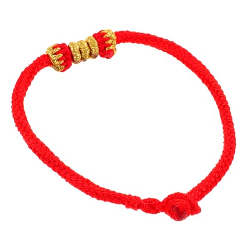Healeved Handgefertigtes Rotseil Armband für Geflochtenes Charm Armband für Frauen und Männer Perfektes für Valentinstag und Anlässe Symbolisiert Glück und Liebe von Healeved