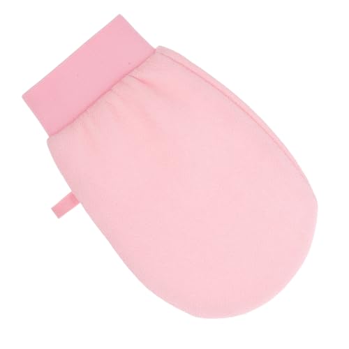 Healeved Handschuhtyp Waschhandtücher Fäustlinge Der Fäustling Duschhandschuh Badeschrubber Rückenmassagehandschuh Badetücher Badehandschuh Rosa Viskose von Healeved
