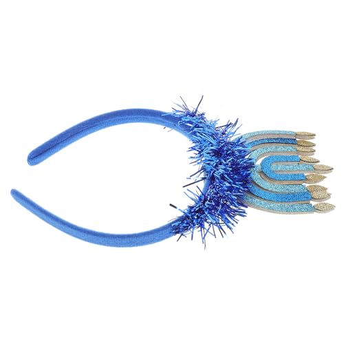 Healeved Hanukkah Stirnband Dekorative Kopfbedeckung Festlich Elegant Bequem für Erwachsene und Jugendliche Geeignet für Feiertagsfeiern und Hanukkah Partys von Healeved