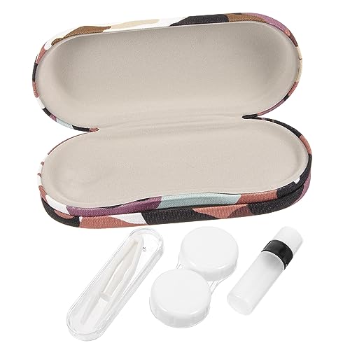 Healeved Doppelschichtiges Brillenetui Aus Hartschalen Tragbarer Brillen-Organizer Für Reisen Und Zuhause Brillenbox Für Brillen Und Sonnenbrillen Langlebig Und Praktisch von Healeved