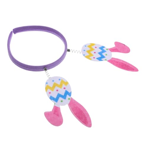 Healeved Hasenohren-stirnband Mit Eier-motiven Boppers Für Cosplay-party Haarbänder Für Junge Mädchen Und Erwachsene Kostüm-requisiten Für Osterfeiern von Healeved