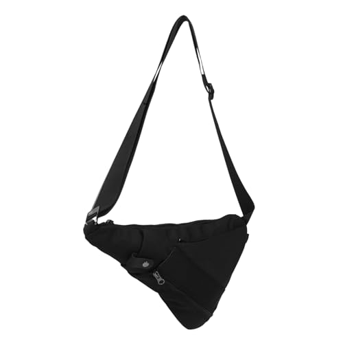 Healeved Herren Crossbody Sling Bag Wasserabweisend Großer Stauraum Rfid-schutz Vielseitige Brusttasche Für Business Freizeit Alltag Schwarz Klein von Healeved