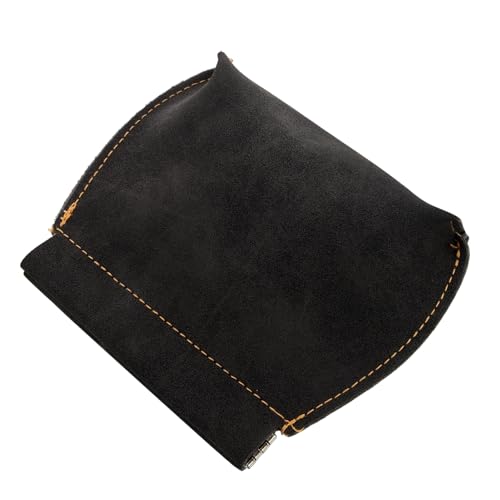 Healeved Geldbörse Für Herren Aus Pu-Leder Mit Kartenhalter Zweifach Gefaltet Inklusive Münzfach Retro-Design Für Täglichen Gebrauch von Healeved