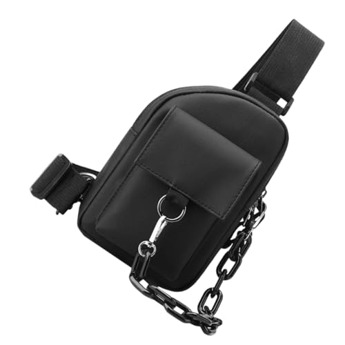 Healeved Herren Schultertasche aus Strapazierfähigem Material Wasserabweisend Leichte Umhängetasche mit Ausreichend Stauraum für Smartphone Schlüssel und Karten Modischer Crossbody Sling von Healeved