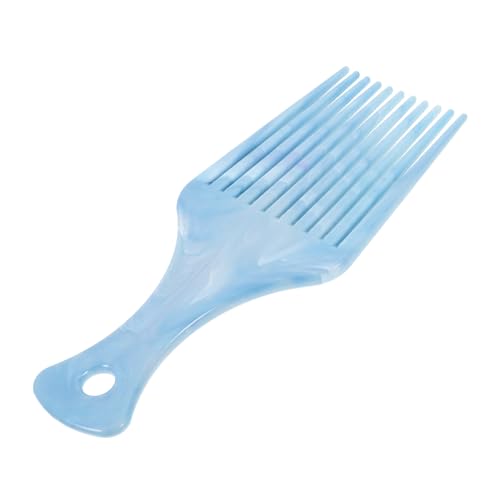 Healeved Tragbarer Kamm Aus Kunststoff Bartkamm Mit Breiten Für Lockiges Haar Afro- -stylingkamm Entwirrer Für Männer Haarkamm Für Und Salonbedarf von Healeved