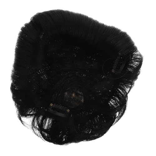 Healeved Natural Color Men Wig Short Hairpiece Realistic Human Hair Extensions for Daily Wear Lightweight Fluffy Design for Hair Loss von Healeved