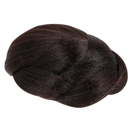 Healeved Hitzebeständiger Donut Chignon Haar Extensions aus Synthetischen Fasern Volumen Bun Wig für Brautfrisuren und Festliche Anlässe Einfach zu Verwenden für Damen und Mädchen von Healeved